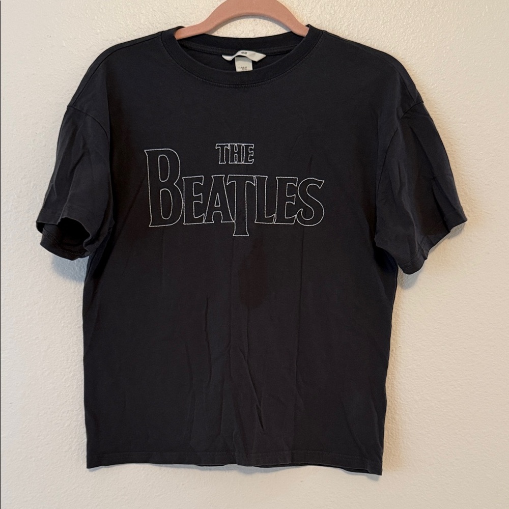 H&M Charcoal Gray Beatles t-shirt